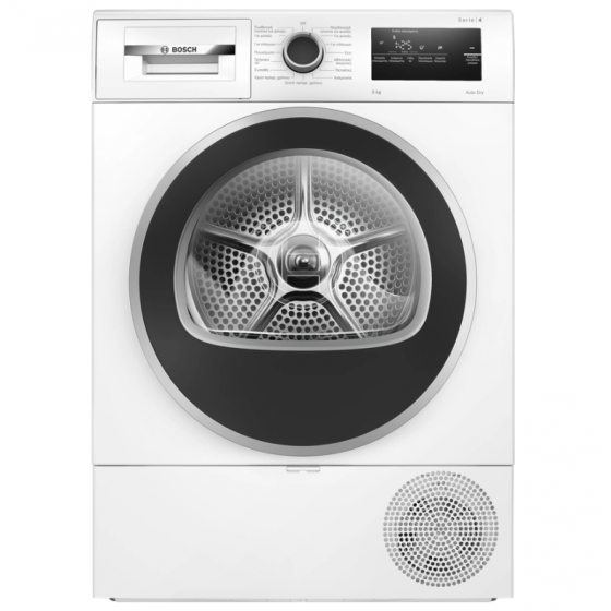 BOSCH WTH85208GR Στεγνωτήριο Ρούχων 8kg με Αντλία Θερμότητας BOSCH WTH85208GR Στεγνωτήριο Ρούχων 8kg με Αντλία Θερμότητας